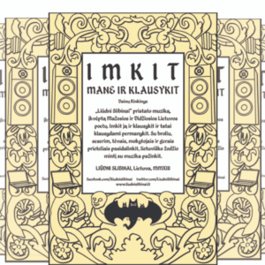 IMKIT MANE IR KLAUSYKIT | Liūdni Slibinai | CD